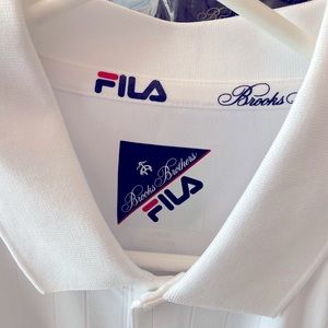 Fila and Brooks Brothers polo shirt. Size L